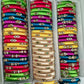 4 Pairs Assorted Silk Thread Bangles Set  | Traditional Bridal Bangles | Gift idea