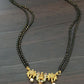 Traditional Namalu Pendant Black Beads | Mangalasutra