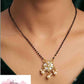 Kundan Pendant Mangalasutra | Traditional Black Beads Necklace