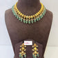 Antique Green Beads Kundan Necklace Set | Traditional Indian Jewelry In USA