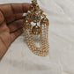 Peacock Pearl Hanging Hair Accessories | Pearl Hair Choti   | Traditional Indian Jewelry