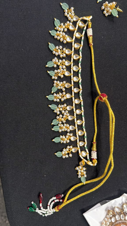 Pearl Kundan Choker Set | Indian Jewelry In USA