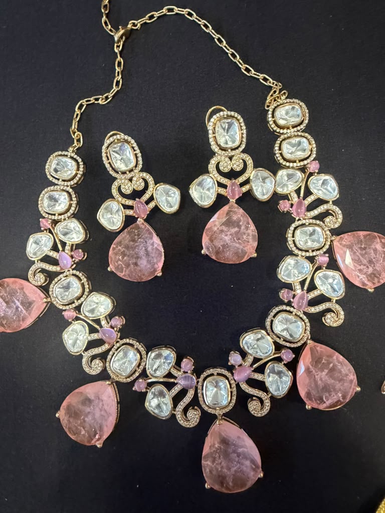 Moissanite Necklace Set | Bridal Jewelry In USA