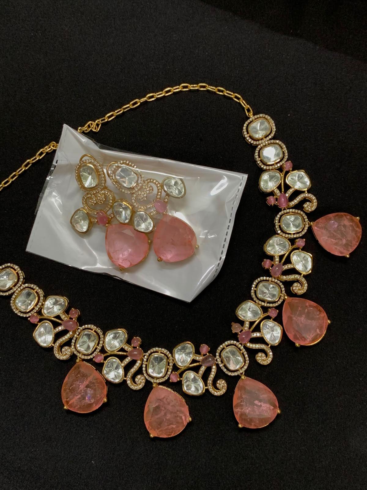 Moissanite Necklace Set | Bridal Jewelry In USA
