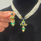 Jadau Kundan Pendant Pearl Necklace Set | Traditional Jewelry In USA