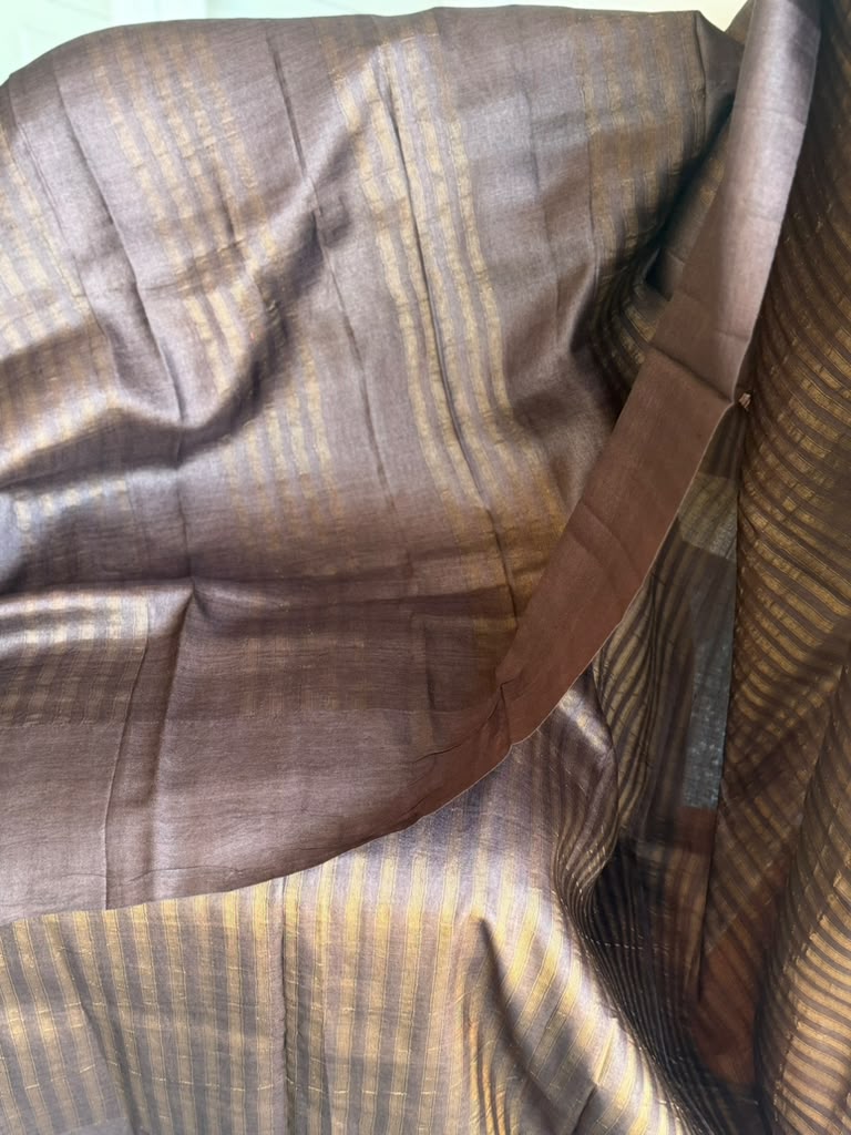 Pure Zari Tussar Neddle Shibori Work Saree | Latest Indian Sarees In USA