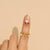 Jadau Kundan  Nail Stud Finger Ring | Latest Jewelry | Gift Idea