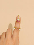 Jadau Kundan  Nail Stud Finger Ring | Latest Jewelry | Gift Idea