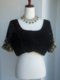 Velvet Embroidery Blouse | Party Wear Blouse | Readymade Blouses in USA