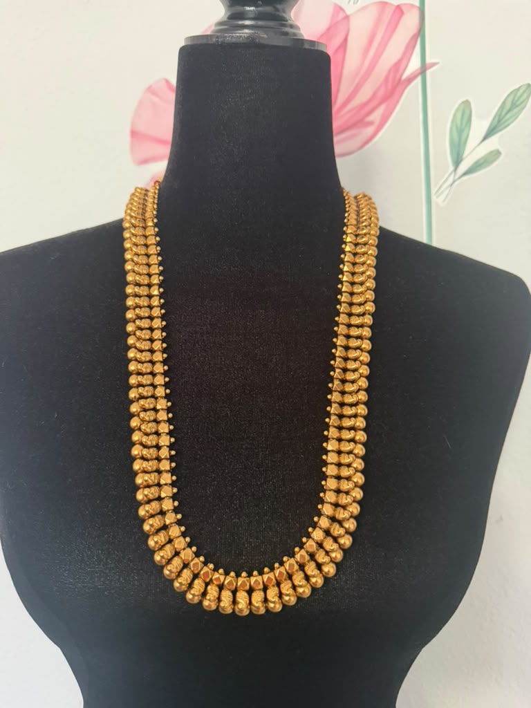 Antique Long Necklace With Studs | Traditional Jewlery In USA