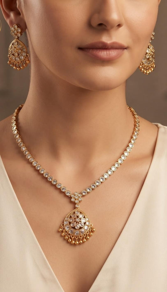 AD Traditional  Necklace Set | Indian Jewelry In USA