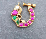 Antique Jadau Kundan Nath |  Indian Nose Rin