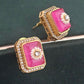 CZ Kundan Studs | Latest Indian Jewelry