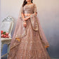 Party Wear Lehanga  | Embroidered Net Lehenga