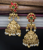 Coral  Earrings | Indian Jumki Earrings