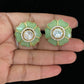 Moissanite Floral Studs | Indian Earrings