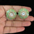 Moissanite Floral Studs | Indian Earrings