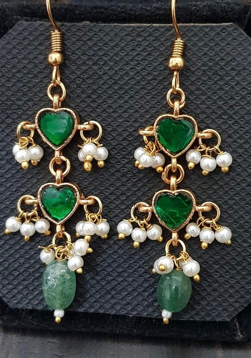 Jadau Kundan Earrings | Indian Traditional Jewelry In USA