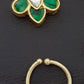 Antique Jadau Kundan Septum Ring|  Indian Nose Ring