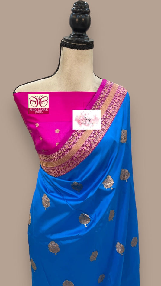 Pure Katan Silk Saree /Handloom Katan Silk Saree