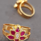 Antique Jadau Kundan Finger Ring |  Traditional Finger Ring
