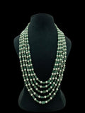 Onyx Beads & Pearl Mala Necklace  | South Indian Jewelry