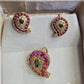 Simple Mango Kemp Pendant Set | Traditional Jewelry