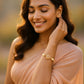 Moissanite Kundan Bracelet | Indian Jewelry InUSA | Gift Idea