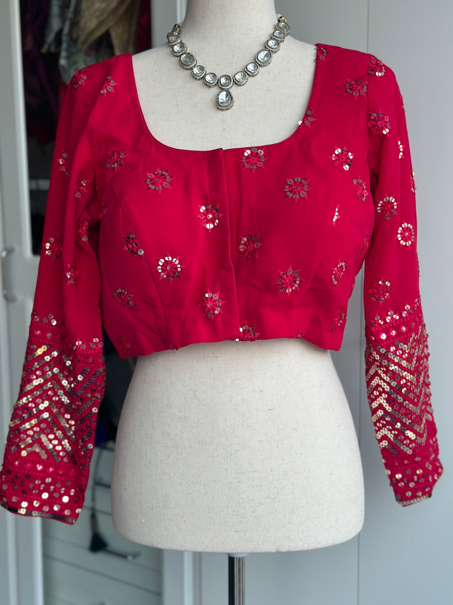 Pure georgette blouse | Saree blouse | Party wear blouse