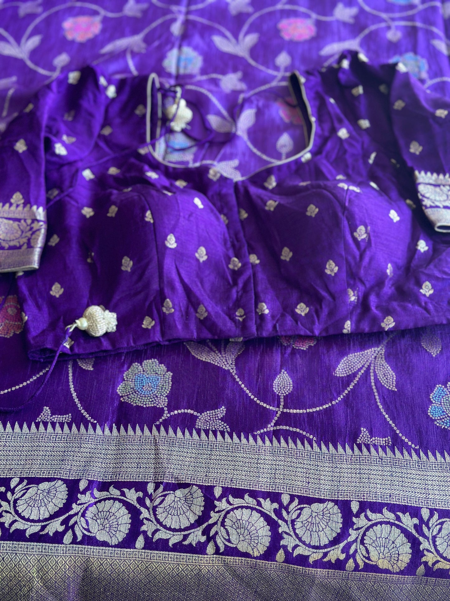 Pure Munga silk saree / Party wear saree