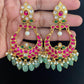 Jadau kundan chandbalis | Indian jewelry | Jadau Kundan earrings