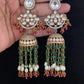 Long Kundan earrings | Party wear earrings