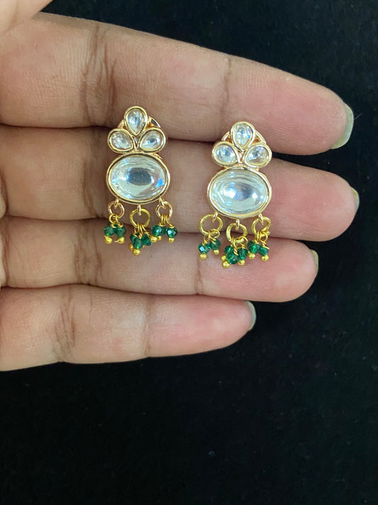 Kundan earrings | Small earrings