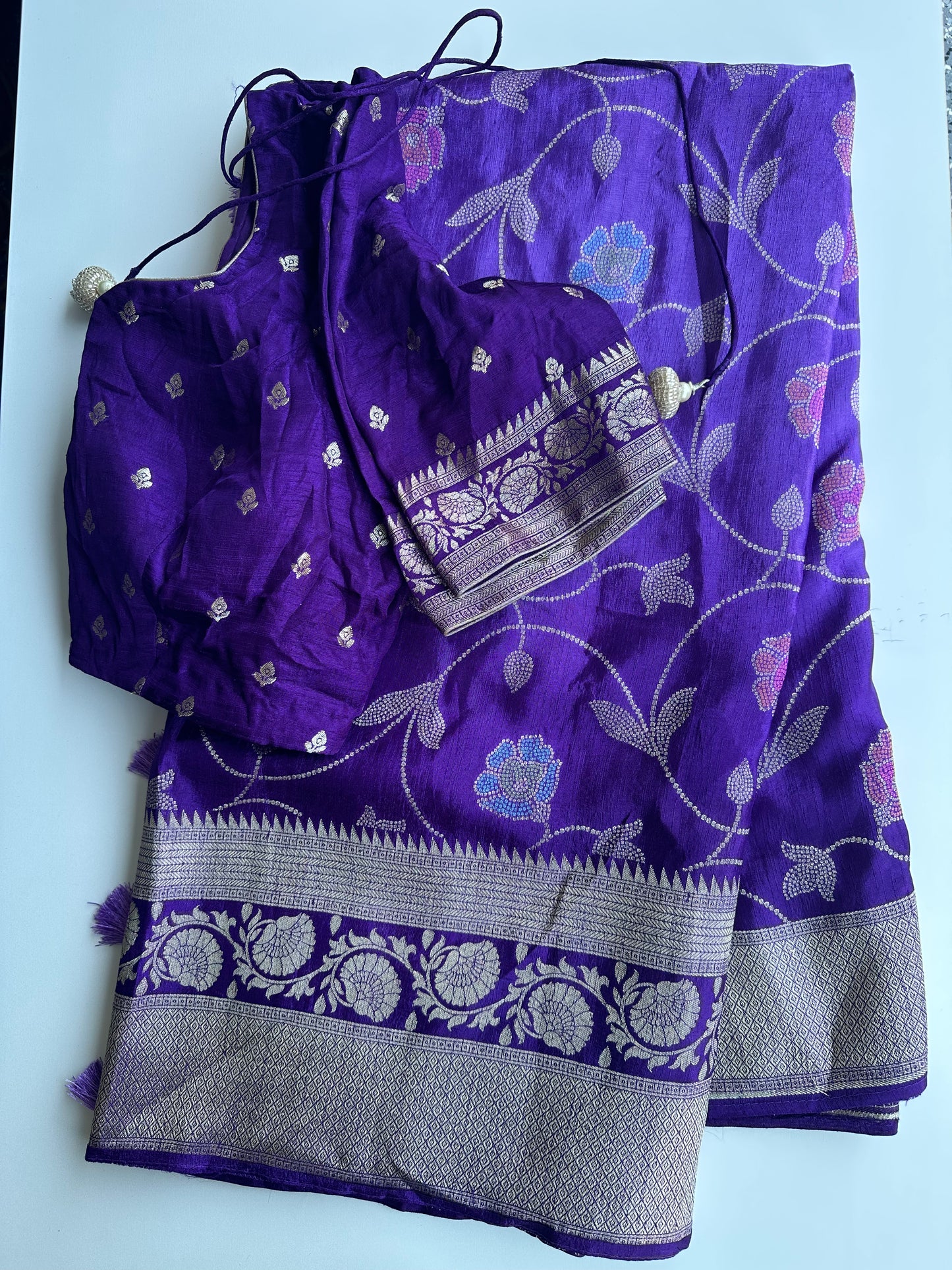 Pure Munga silk saree / Party wear saree