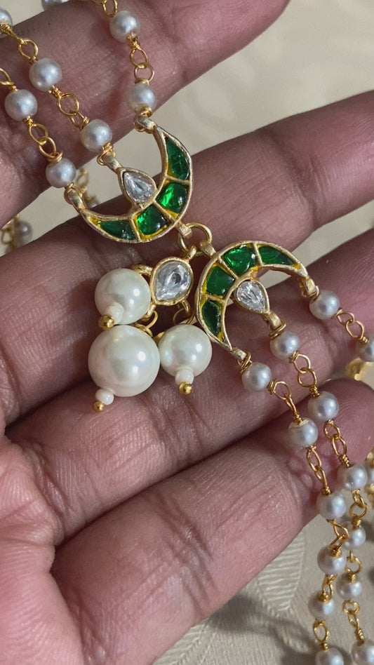 Jadau Kunda Pearl Choker | Indian jewellery