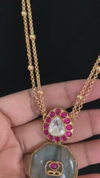 Jadau kundan Fusion Necklace