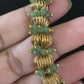 Gold Beads& Small Green Beads Necklace | Indian jewelry in USA