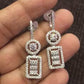 AD Rhodium Earrings | Indian Earrings