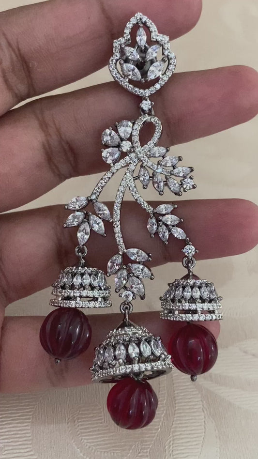 Victorian ad earrings | Party wear earrings