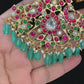 Jadau Kundan pendant hasli | Indian traditional jewelry