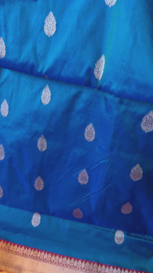 Pure Katan silk saree | Silk mark certified saree