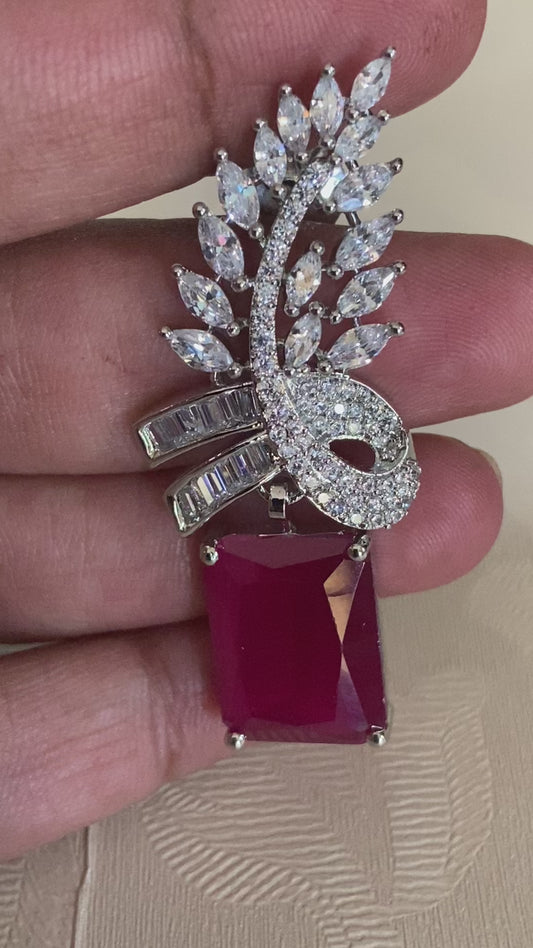 CZ Classic Earrings | Indian earrings in USA