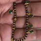 Green tassels mangalsutra | Black beads necklace