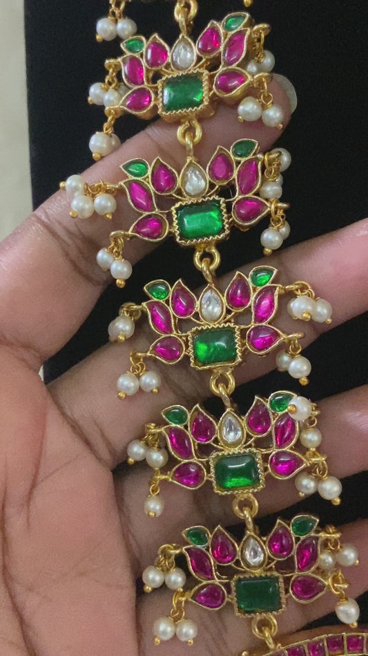 Jadau Kundan long necklace | Bridal jewelry | Latest Indian jewelry