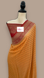 Pure Georgette Banarasi saree