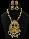 Laxmi pendant Temple Necklace | Traditional Indian Jewelry