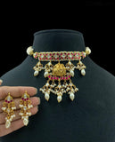 Jadau Kundan Pearl Choker Set | Indian Jewelry In USA