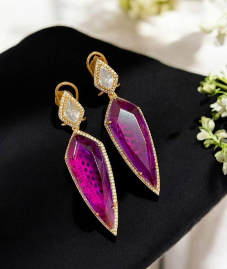 Elegant AD Earrings | Indian Earrings In USA