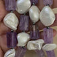 Amethyst necklace | beads necklace