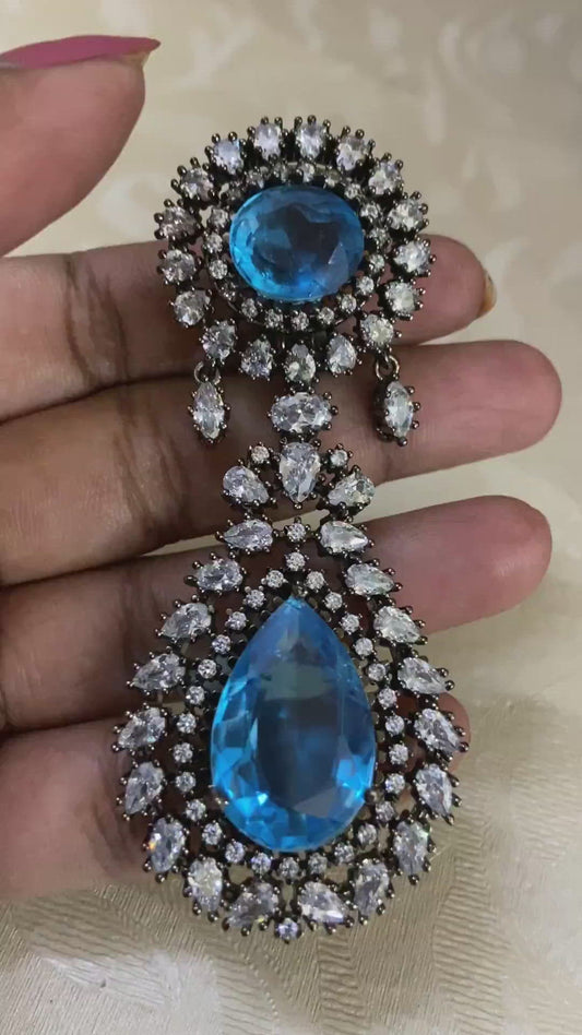 Big Victorian earrings